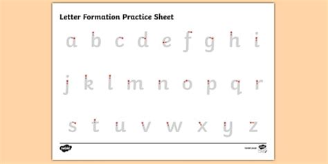 lower and upper case letter formation resources|Letter Formation Practice Sheets .